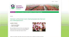 Desktop Screenshot of gartenbau-gernert.de